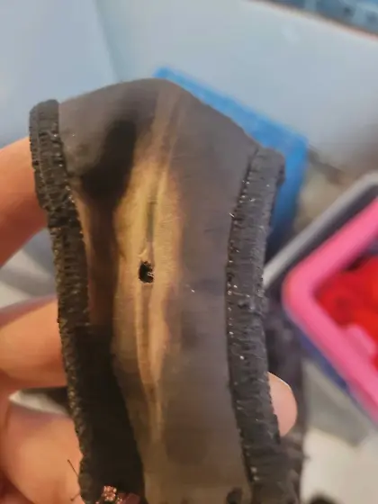 Wife's dirty undies /Culottes sales/Dirt pants/