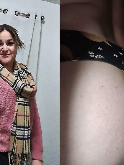 More side by sides of my Mom and her big butt