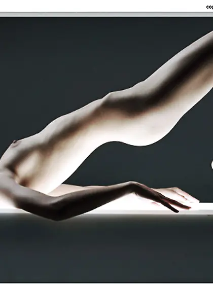 Bodacious dark-haired teen topknot