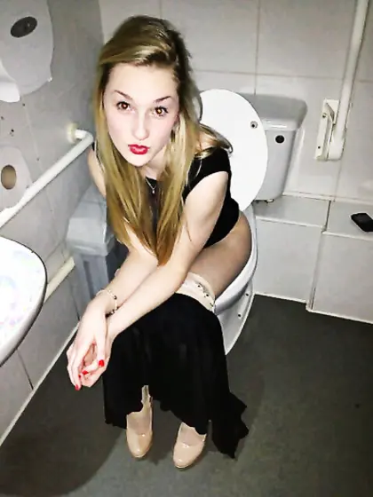 Toilet and pee girls