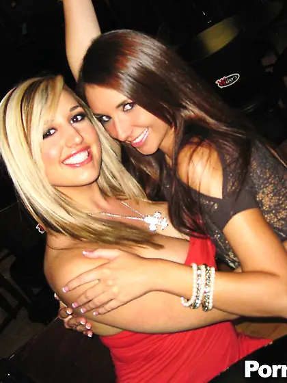 Relaxed party nymphs undressed