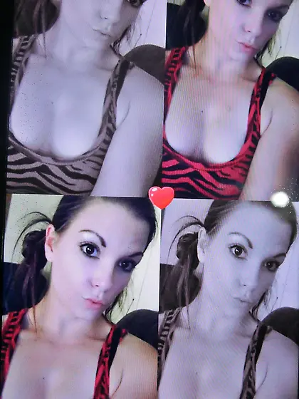 Cute Brunette Girl Selfies