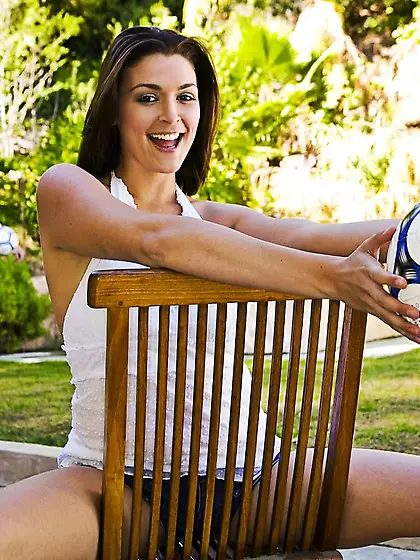 Big tit Charlie James gets her pussy drilled and her face cum co