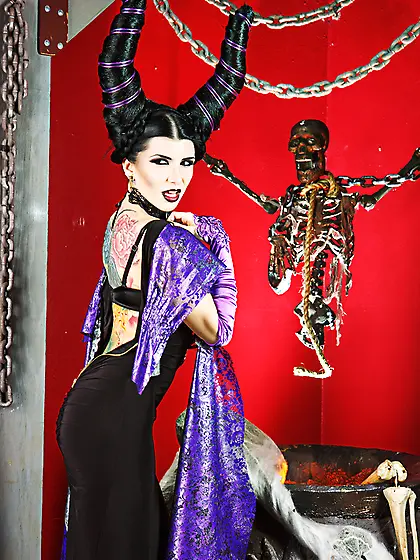 These wicked witches are eager for some hot stuff.  A horny princ