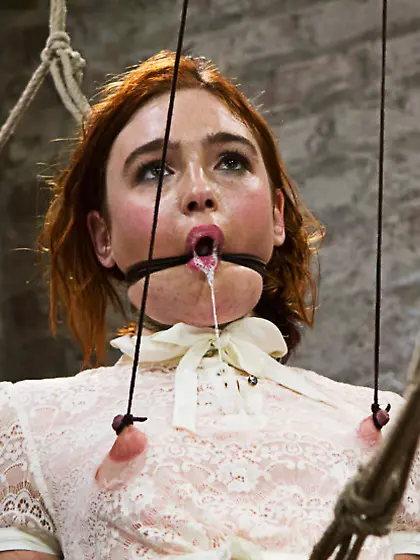 Cute redhead babe fisted