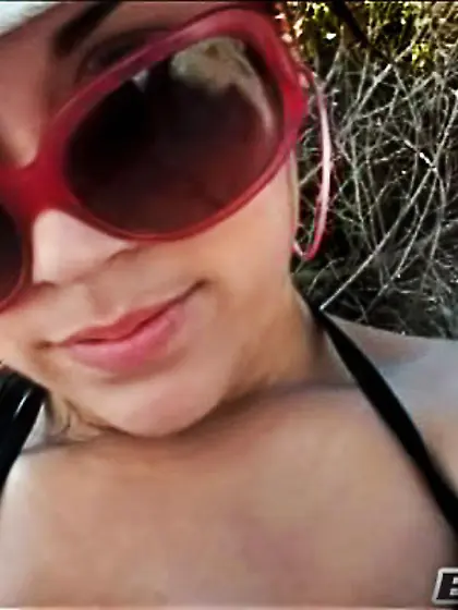 Naughty brunette sultry eyes