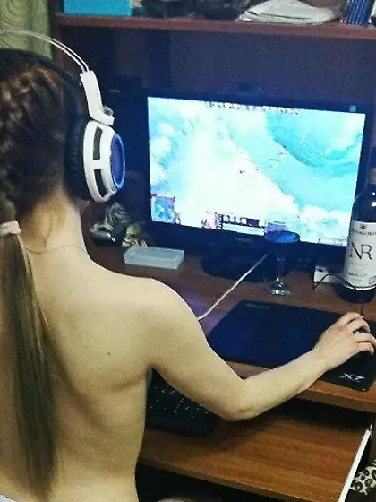 Girls with computers