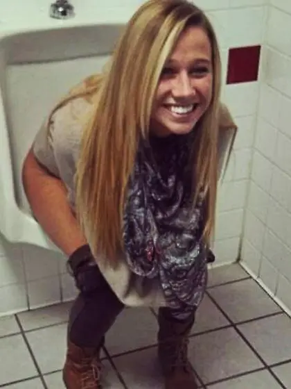 Toilet and pee girls