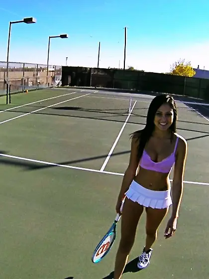 Big-titted latina teen babe