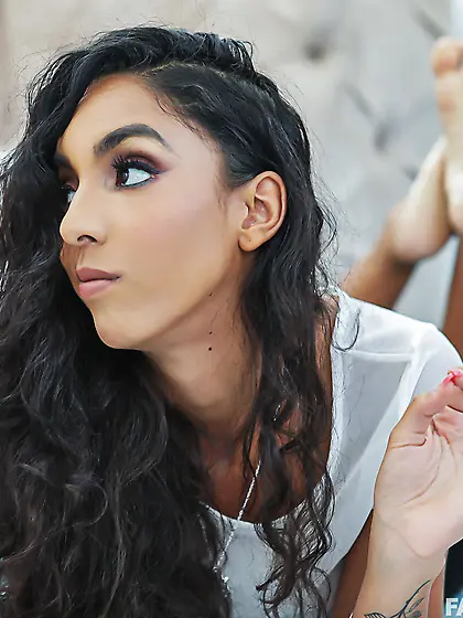 Claire Black has great feet and fucks her stepbro just whenever