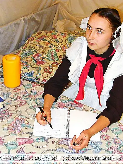 Two army men are having a threesome with a shy brunette teen