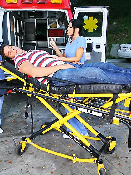 Hot mini skirt ambulance