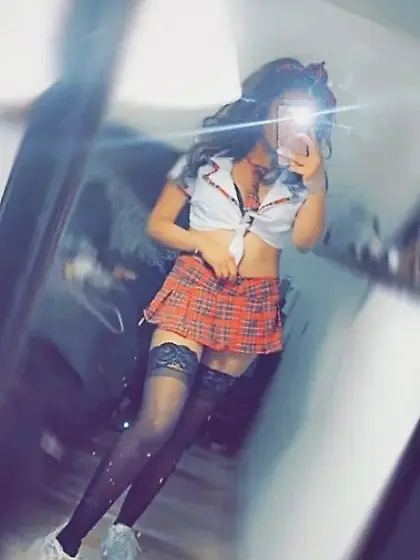 My Girls Sexy selfie in skirt