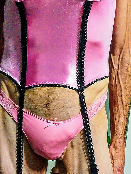 Cdmichelle Wearing Pink Lingerie