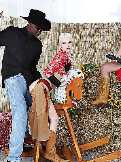 Uniform black cock anal