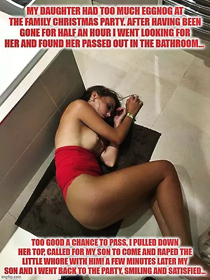 Merry X-Mas Captions (Evil/Incest)