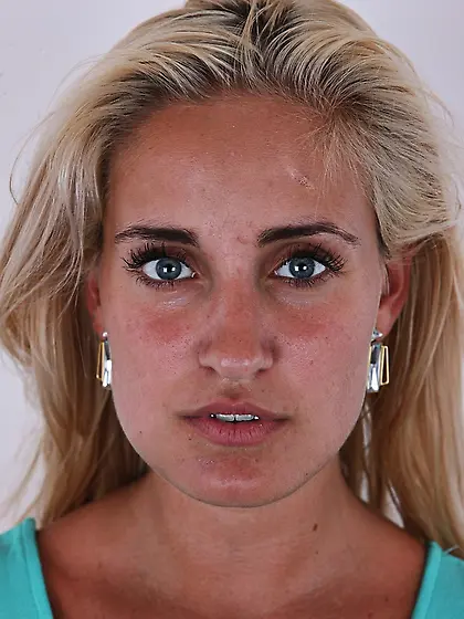 Blonde slut sexy white