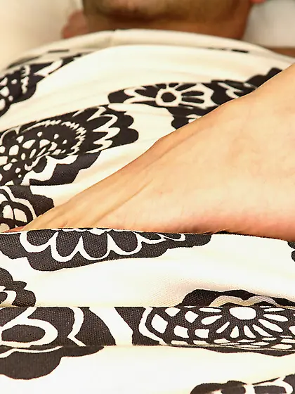 American amateur tiny tits footjob