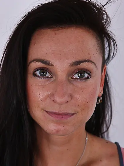 Sexy brunette hot hairdo