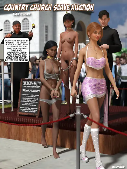 Country Church Slave Auction - Eden & Lilda