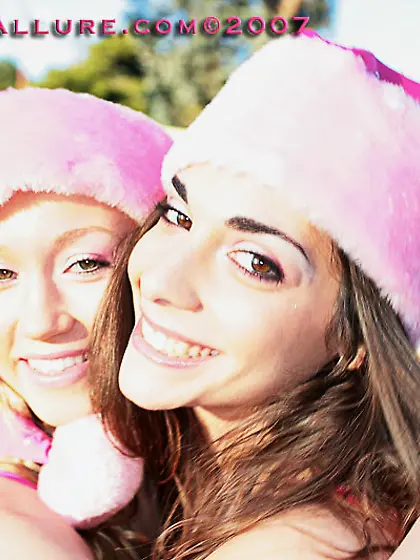 Lewd busty Lailani Allure and her girlfriend are orally attackin