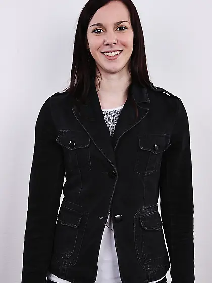 Sweet tall smiling likable