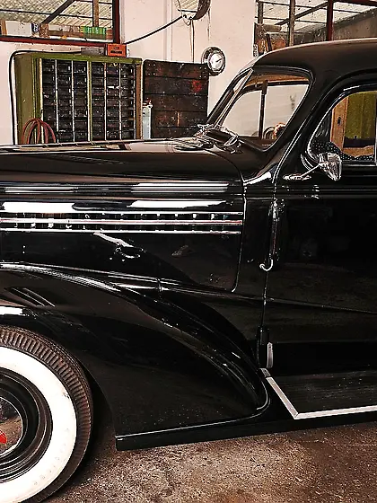 Sandy brought her automobile