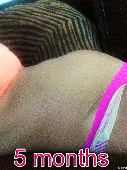 Pregnant blonde pornstar showing