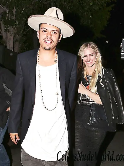 Ashlee Simpson Ass In See Through Dress At The Nice Guy In West