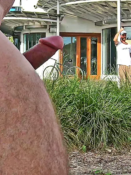 WNBR Byron Bay erection exhibitionist brings joy!