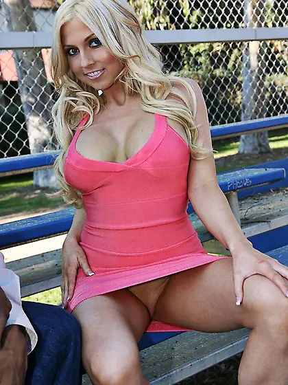 American long legs blonde interracial