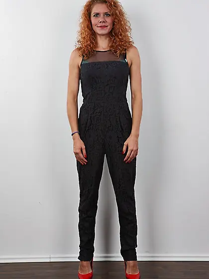 Curly red head flexible