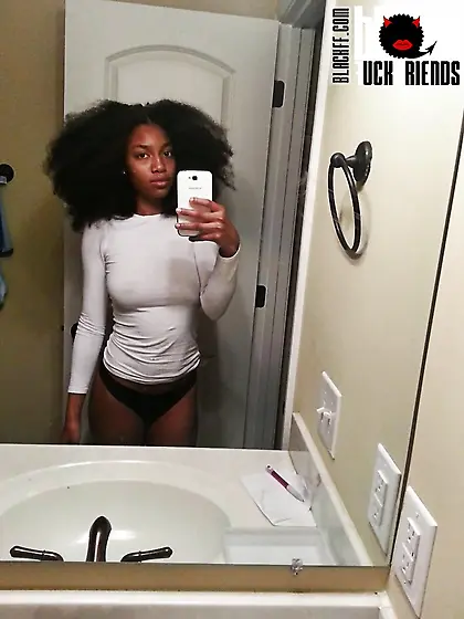 Beautiful slim ebony amateur