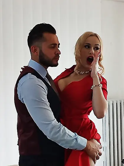 Czech european blonde busty