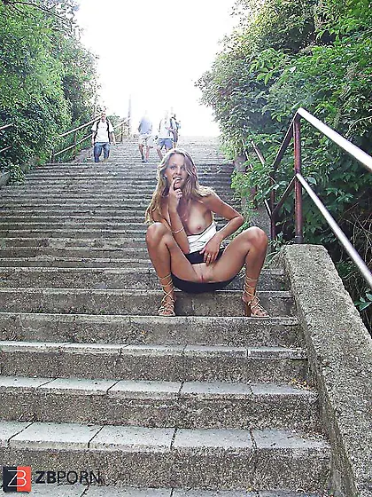 NEVER UNDIES UNDER THE MINI-SKIRT