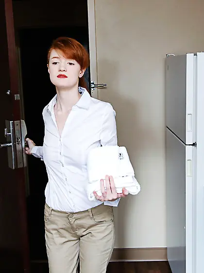Scrumptious nympho white shirt