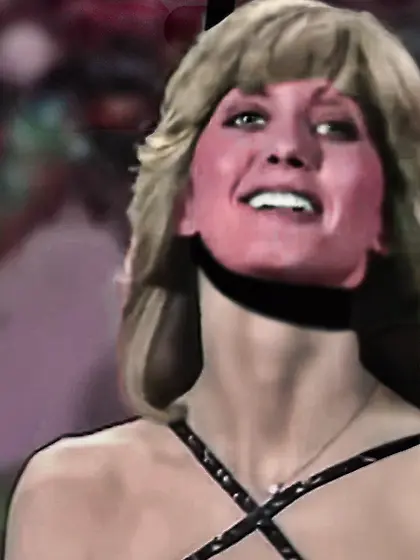 Olivia had the perfect neck for hanging