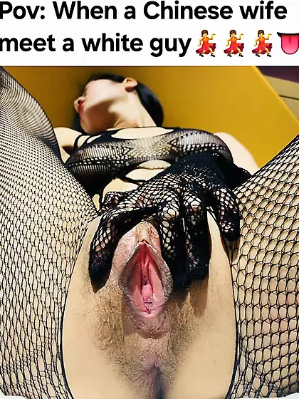 Chinese wife raceplay caption