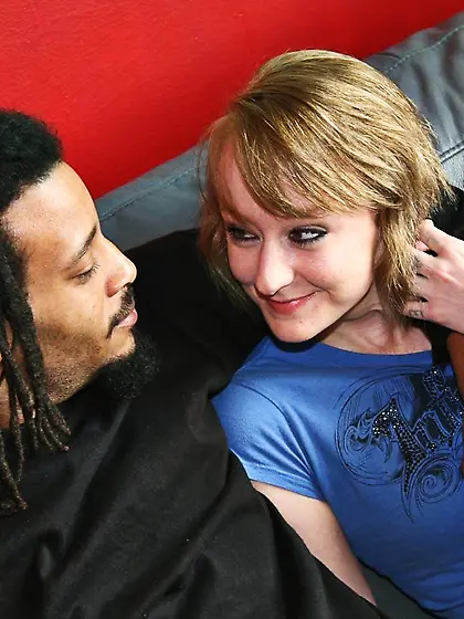 Frisky ebony Ms.  Platinum can make any guy explode with the help