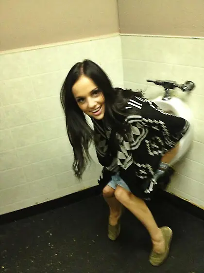 Toilet and pee girls