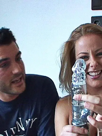 Mia Stone takes all of her clothes off and plays with her huge g