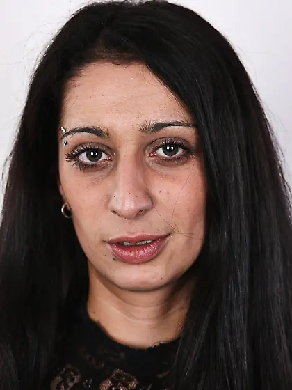 Wild spirited chick inviting