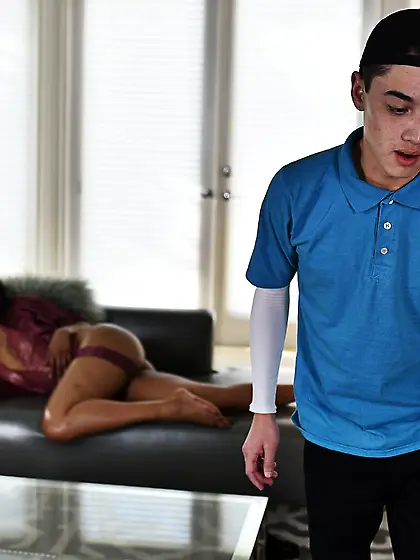 Missionary brunette mom