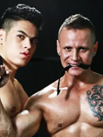 Brunette Nicolhas and Brunette Karlos.