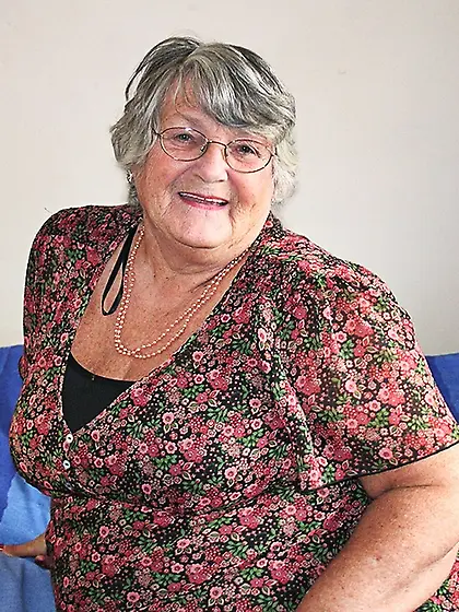 Fair blonde nana brown