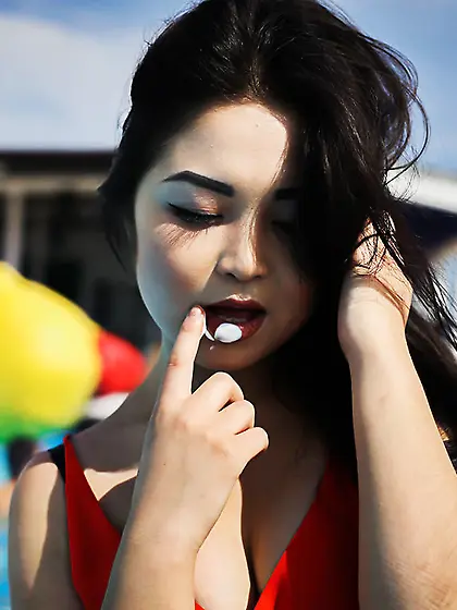 Asian teen beautiful tits