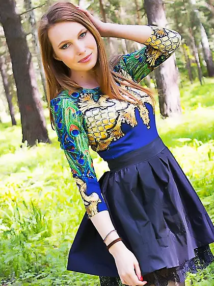 White girl orange hair