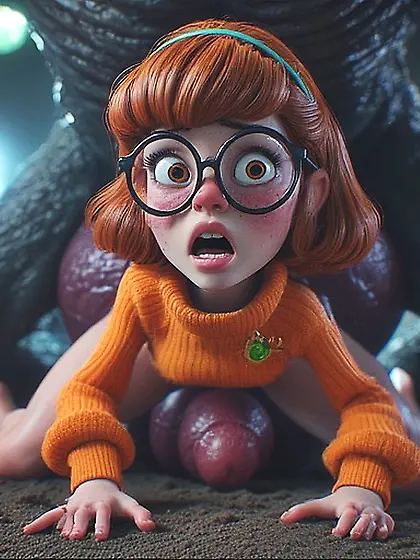Velma and the invasion of the huge cocked Monsters