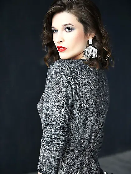 Sweet young striptease dancer