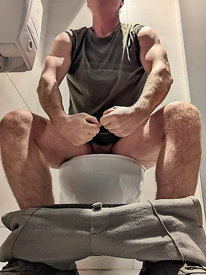 Andy Gymnast toilet rest stop lust 3